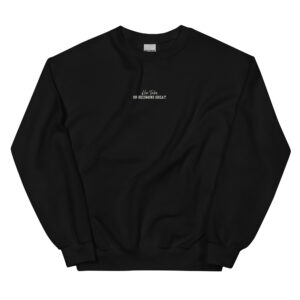 becoming great. sweatshirt.